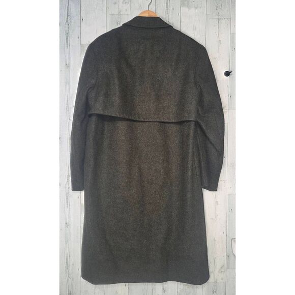 VTG Baur Original Tyroler Loden Wool Overcoat Green Sz. 48 - Picture 3 of 8
